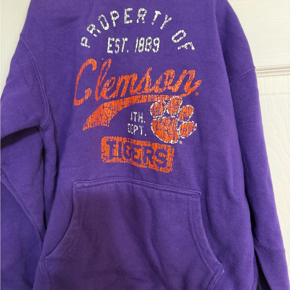 Clemson Tigers Purple Kids Hoodie